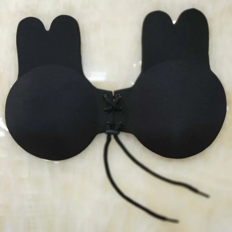 

New Rabbit Ears Chest Stickers Anti-bump Sagging Out to Gather Bra Rabbit Invisible Nipple Bras Underwear