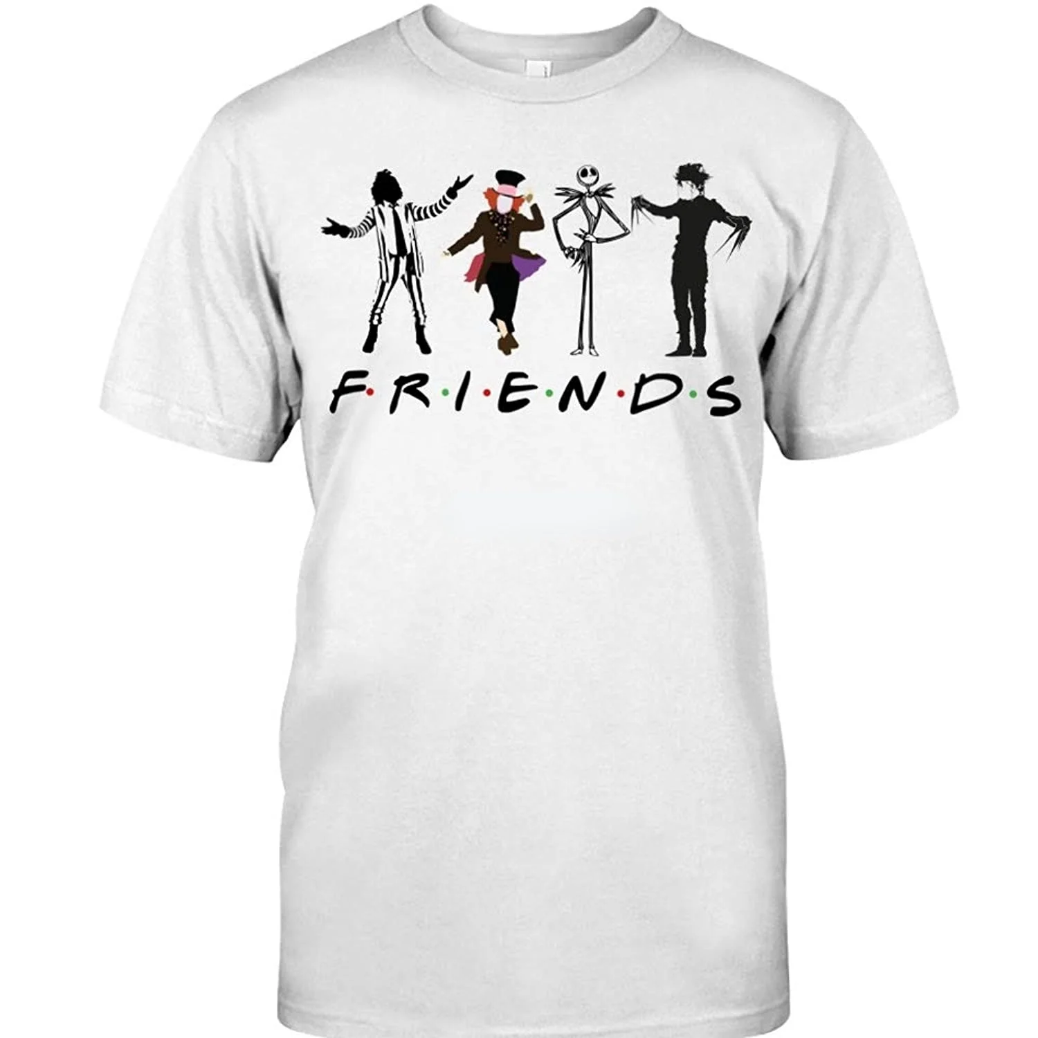 Friends Horror Tim Burton Edward Jack-Skellington Beetlejuice Funny Gift for Men Women Girls Unisex T-Shirt
Friends Horror Tim Burton Edward Jack-Skellington Beetlejuice Funny Gift for Men Women Girls Unisex T-Shirt