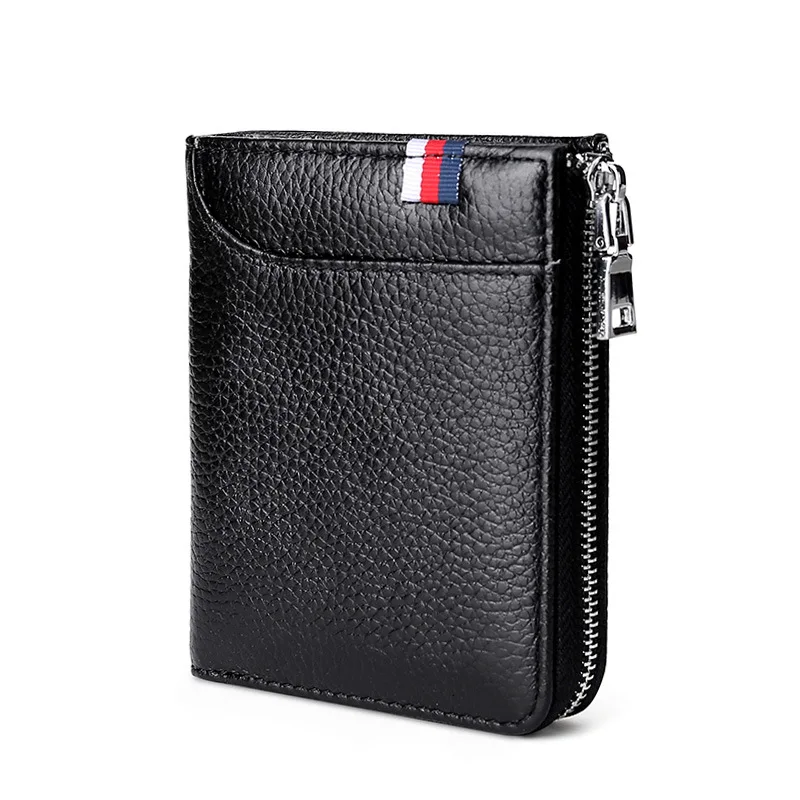 2021 New Men's Wallet Genuine Leather Men Zipper Wallet RFID Blocking Anti Theft Purse Male Business Card Holder Bag Wallet Man 
2021 New Men's Wallet Genuine Leather Men Zipper Wallet RFID Blocking Anti Theft Purse Male Business Card Holder Bag Wallet Man