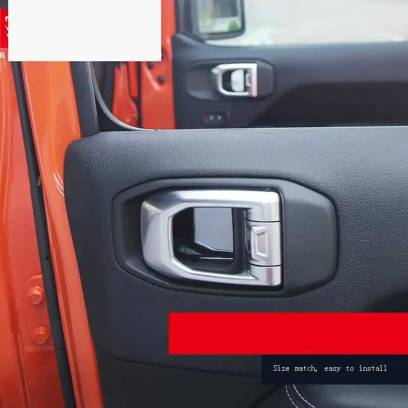 

Akcesoria Samochodowe Tuning Accesorios Coche Decoration Interior Accessories Car Sticker Door Handle 2018 FOR JEEP Wrangler