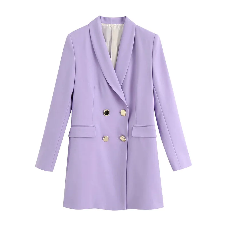 2022 Women 2020 Fashion Double Breasted Blazer Coat Vintage Long Sleeve Flap Pockets Female Outerwear Chic Tops
2022 Women 2020 Fashion Double Breasted Blazer Coat Vintage Long Sleeve Flap Pockets Female Outerwear Chic Tops