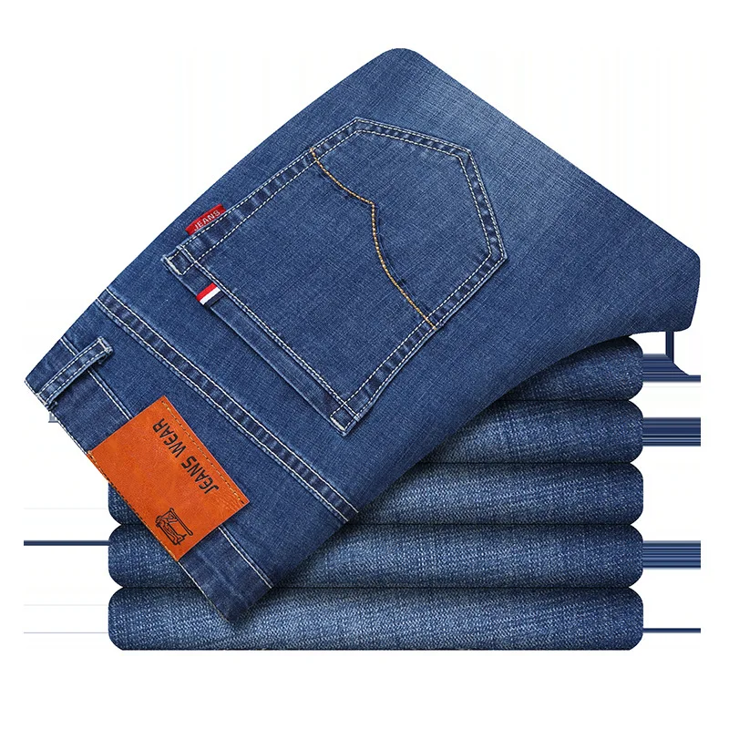 Jeans for Men Stretch Straight Baggy Jeans Male's Business Fashion Loose Denim Trousers Designer Jeans for Men Streetwear
Jeans for Men Stretch Straight Baggy Jeans Male's Business Fashion Loose Denim Trousers Designer Jeans for Men Streetwear
