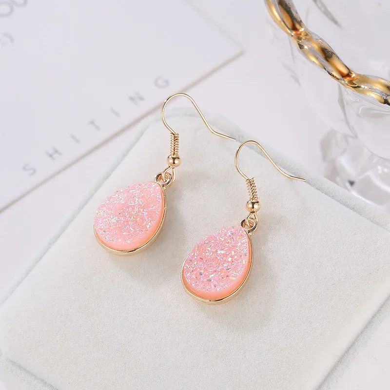 crystal earrings pendientes for women jewelry kolczyki vintage earings piercing mujer earring pink dangle stud statement drop 
crystal earrings pendientes for women jewelry kolczyki vintage earings piercing mujer earring pink dangle stud statement drop