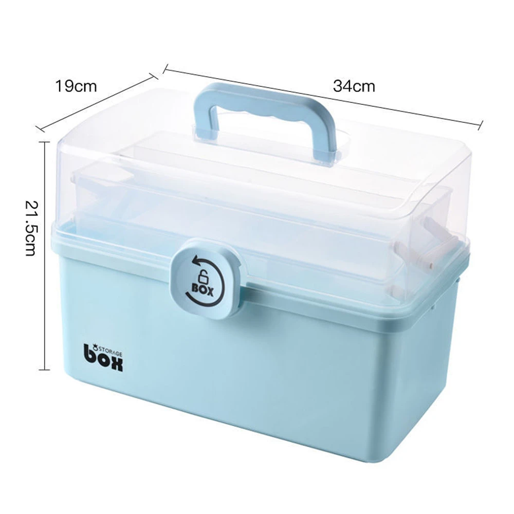 Plastic Storage Box Medical Organizer Multi-Functional Portable for Medicine Cabinet Family Emergency Kit Box Holder
Plastic Storage Box Medical Organizer Multi-Functional Portable for Medicine Cabinet Family Emergency Kit Box Holder