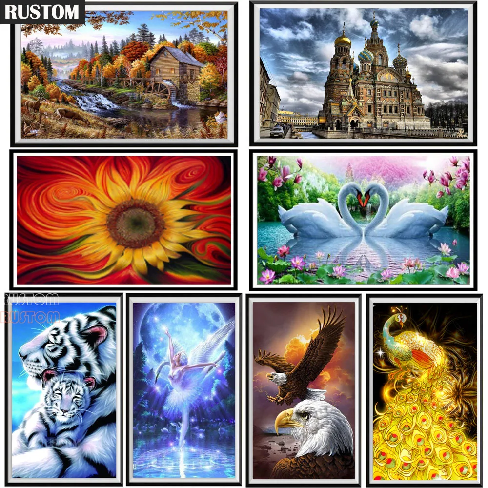 5d Diy Diamond Painting Home Decor Embroidery Mosaic Landscape Animal Scenery Diamond Art Cross Stitch Mosaic Picture RUSTOM
5d Diy Diamond Painting Home Decor Embroidery Mosaic Landscape Animal Scenery Diamond Art Cross Stitch Mosaic Picture RUSTOM