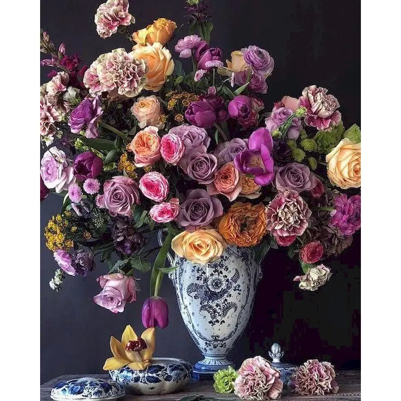 GATYZTORY 60x75cm DIY Painting By Numbers Bouquet Coloring Zero Basis HandPainted Oil Painting Flower Home Decor Unique Gift
GATYZTORY 60x75cm DIY Painting By Numbers Bouquet Coloring Zero Basis HandPainted Oil Painting Flower Home Decor Unique Gift