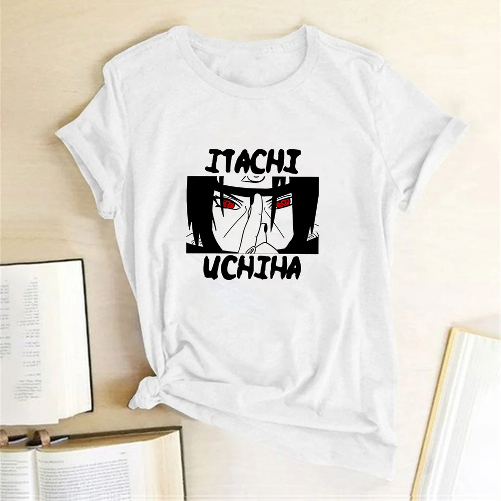 Summer Japanese Cartoon Ninja Women's T-shirt Anime Harajuku Itachi Print T Shirt Casual Plus Size Street Style Short Sleeve
Summer Japanese Cartoon Ninja Women's T-shirt Anime Harajuku Itachi Print T Shirt Casual Plus Size Street Style Short Sleeve