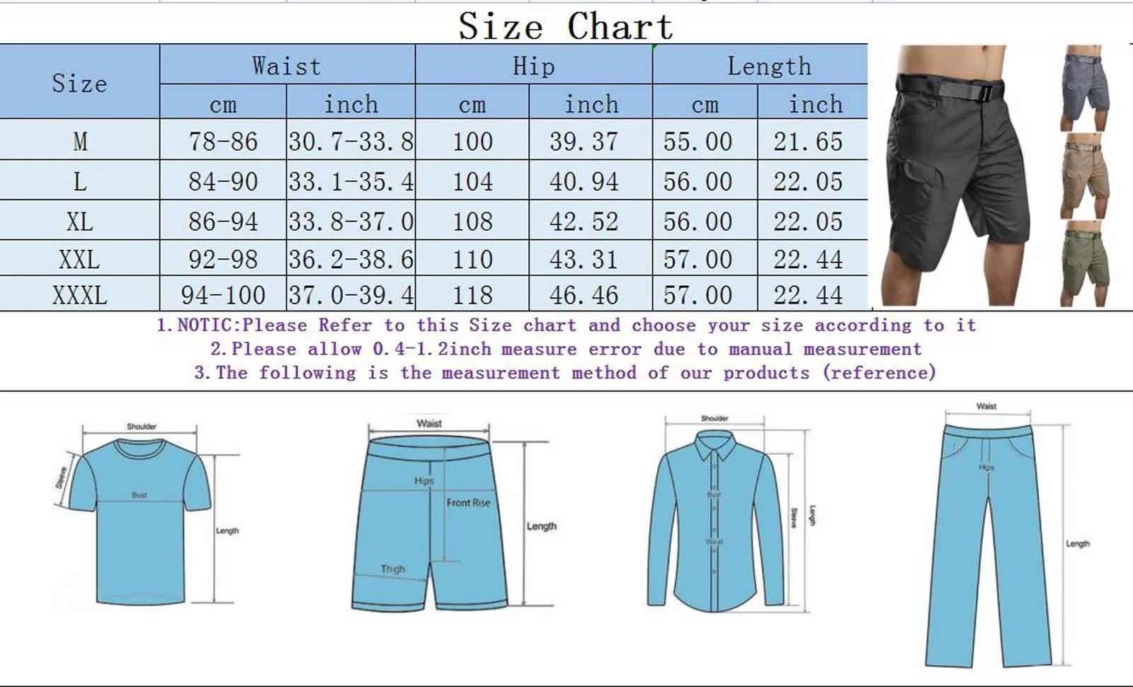 2021 Summer Men's Urban Cargo Shorts Cotton Outdoor Camo Short Pants Casual Men Clothing Ropa Hombre Masculina Pentalon Homme 
2021 Summer Men's Urban Cargo Shorts Cotton Outdoor Camo Short Pants Casual Men Clothing Ropa Hombre Masculina Pentalon Homme