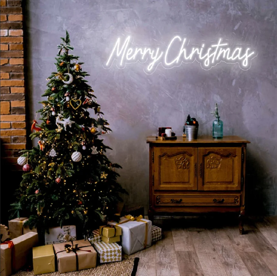 Custom Merry Christmas Neon Sign Led Flex Halloween Neon Light Sign Custom Wedding Party Sign Home Room Wall Decoration Ins
Custom Merry Christmas Neon Sign Led Flex Halloween Neon Light Sign Custom Wedding Party Sign Home Room Wall Decoration Ins