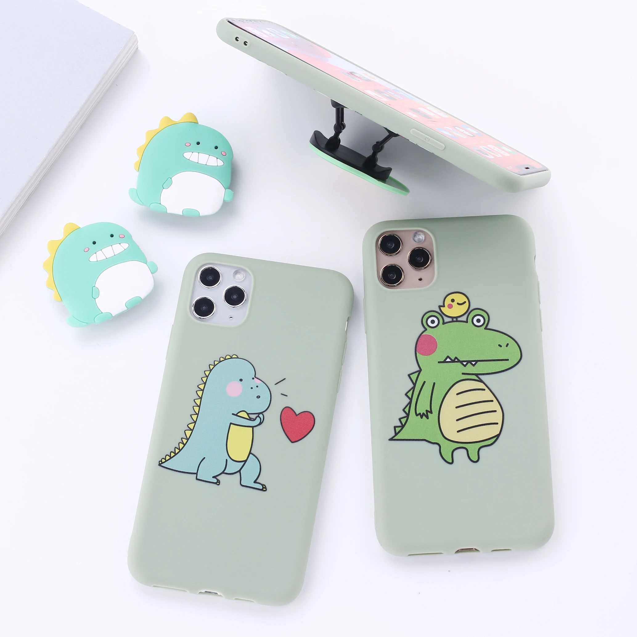 For iPhone 11 12 5S 7 8 8Plus X XS Max Cute Avocado Dinosaur with Holder Stand Soft Silicone Matte Case Fundas Coque Cover
For iPhone 11 12 5S 7 8 8Plus X XS Max Cute Avocado Dinosaur with Holder Stand Soft Silicone Matte Case Fundas Coque Cover