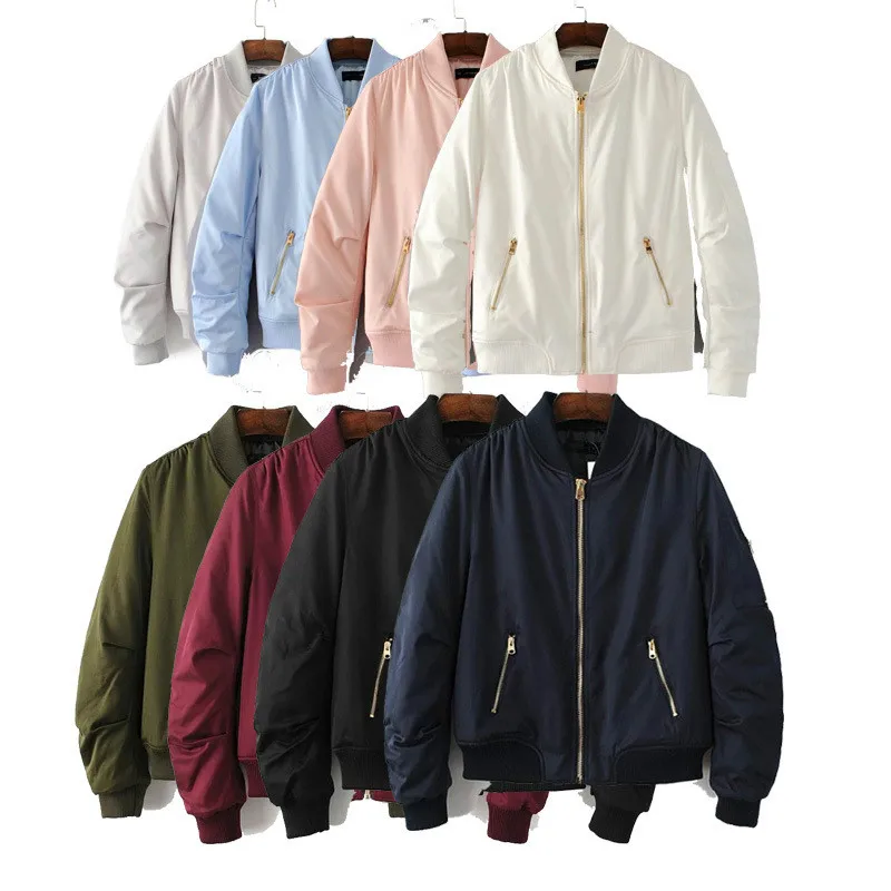 Spring Autumn New Arrival Women Baseball Jacket Girl Short Slim Long Sleeve Cotton Female Coat Fashion Ladies Tops Streetwear
Spring Autumn New Arrival Women Baseball Jacket Girl Short Slim Long Sleeve Cotton Female Coat Fashion Ladies Tops Streetwear