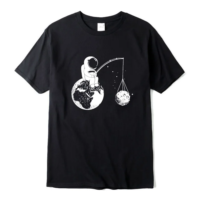 Men's and Women's High-quality Loose Fit Funny Astronaut Print T-shirt Large Size
Men's and Women's High-quality Loose Fit Funny Astronaut Print T-shirt Large Size