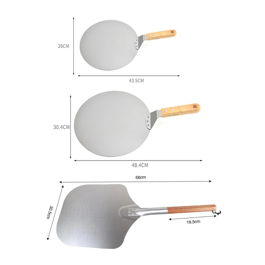 Pizza Shovel Aluminum Pizza Peel Shovel With Wooden Handle Non-stick Cake Shovel Cheese Peels Cutter Pastry Tools Baking Tools
Pizza Shovel Aluminum Pizza Peel Shovel With Wooden Handle Non-stick Cake Shovel Cheese Peels Cutter Pastry Tools Baking Tools