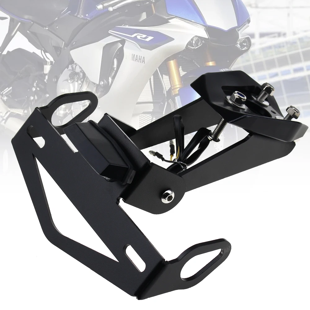 Держатель номерного знака со светодиодной подсветкой для YAMAHA YZF R1/M/S R1M R1S 2015-2020