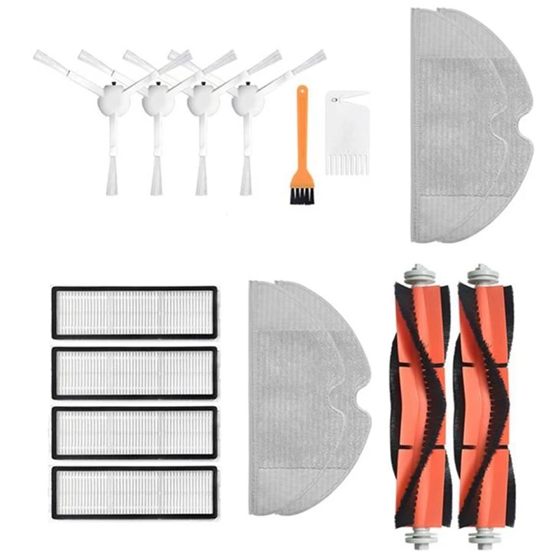 Main Side Brush Hepa Filter Mop Cloth Replacement Kits for Xiaomi Mijia 1C / STYTJ01ZHM Robot Vacuum Cleaner Accessories
Main Side Brush Hepa Filter Mop Cloth Replacement Kits for Xiaomi Mijia 1C / STYTJ01ZHM Robot Vacuum Cleaner Accessories