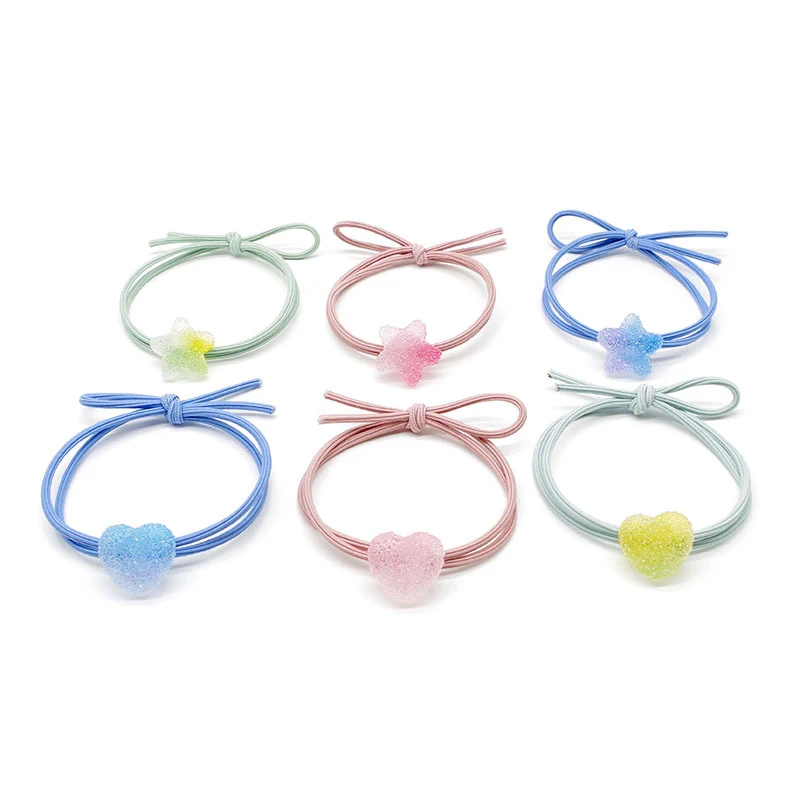 Five-pointed star love fondant hair rope candy-colored girl tie hair elastic hair accessories Korean fashion jewelry
Five-pointed star love fondant hair rope candy-colored girl tie hair elastic hair accessories Korean fashion jewelry