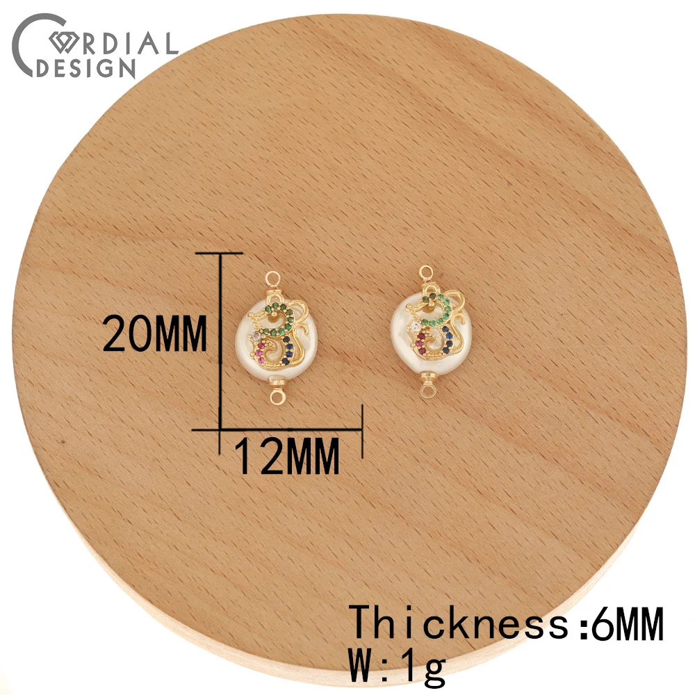 Cordial Design 50Pcs 12*20MM Earrings Accessories/Hand Made/Connectors/Imitation Pearl/CZ Charms/Jewelry Findings & Components
Cordial Design 50Pcs 12*20MM Earrings Accessories/Hand Made/Connectors/Imitation Pearl/CZ Charms/Jewelry Findings & Components