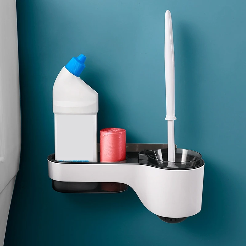 Toilet Wall Mounted Toilet Brush Storage Rack No Dead Angle Toilet Brush No Punching Household Finishing Rack With Brush
Toilet Wall Mounted Toilet Brush Storage Rack No Dead Angle Toilet Brush No Punching Household Finishing Rack With Brush