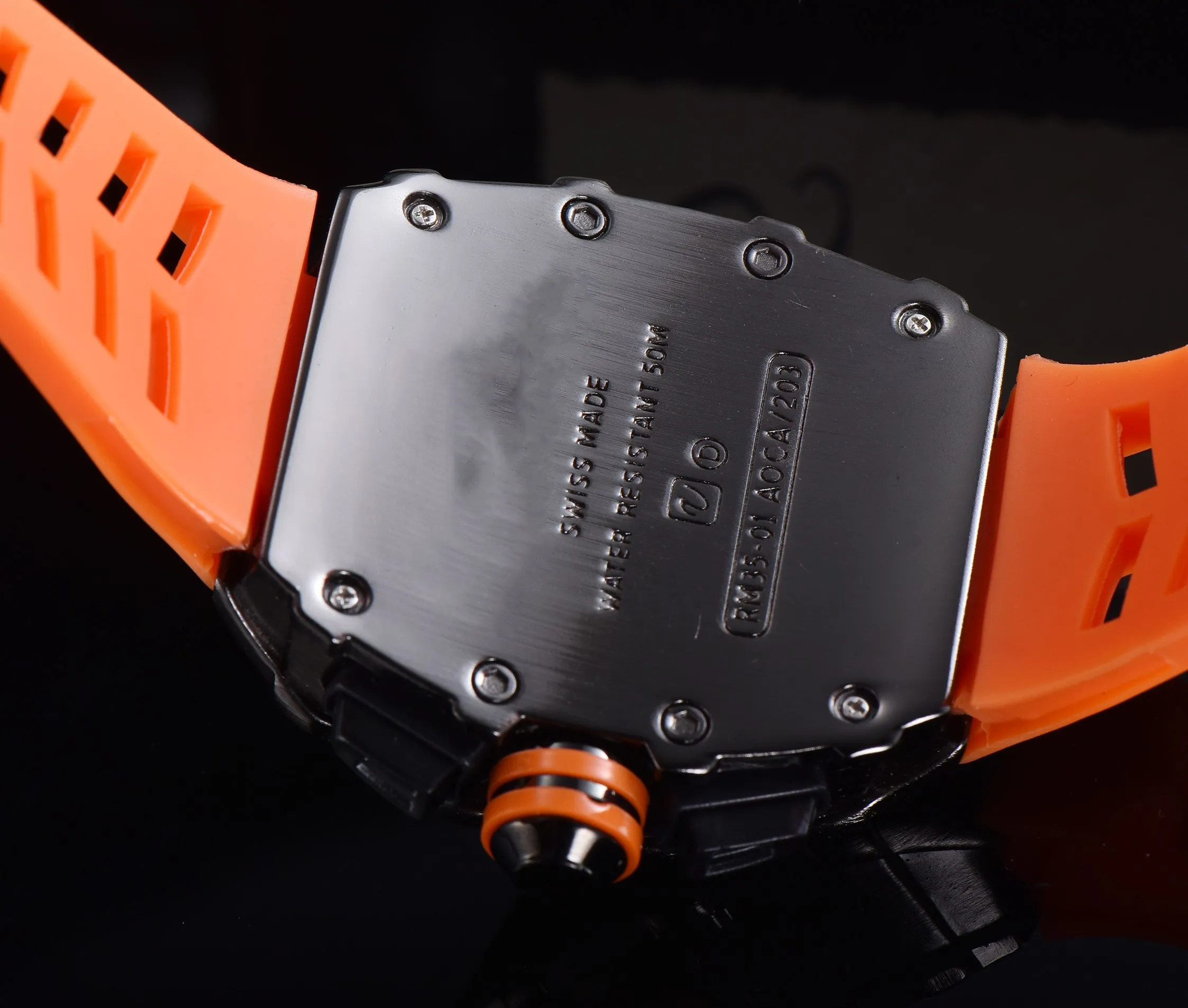 RM WATCH Brand Luxury siliconce Week Display Luminous Diver Watches Stainless Steel Wrist Watch Male Clock
RM WATCH Brand Luxury siliconce Week Display Luminous Diver Watches Stainless Steel Wrist Watch Male Clock