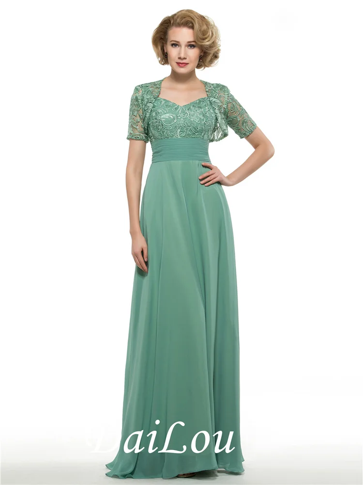 A-Line V-Neck Floor-Length Chiffon Lace Mother of the Bride Dress with Shot Sleeve Jacket 2021
A-Line V-Neck Floor-Length Chiffon Lace Mother of the Bride Dress with Shot Sleeve Jacket 2021