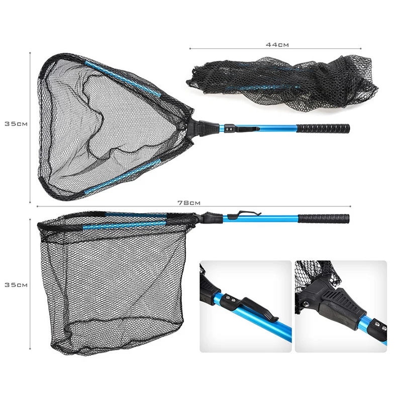 70/95/120cm Retractable Fishing Net Aluminum Alloy Foldable Telescopic Pole Ultralight Portable Fishing Net Fishing Tackle 
70/95/120cm Retractable Fishing Net Aluminum Alloy Foldable Telescopic Pole Ultralight Portable Fishing Net Fishing Tackle