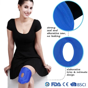 1PC Adjustable Reusable Wrap Pain Relief Therapy Knee Patch Heat Gel Pack Sports Injuries Hot And Cold Ice Breathable