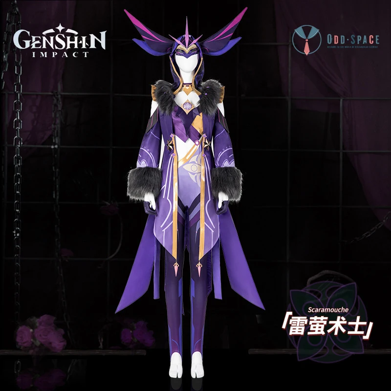 Костюм Genshin Impact из игры «Вольта», сексуальная фиолетовая Женская одежда, костюм для косплея, рождественские подарки, костюм аниме для женщин
Костюм Genshin Impact из игры «Вольта», сексуальная фиолетовая Женская одежда, костюм для косплея, рождественские подарки, костюм аниме для женщин