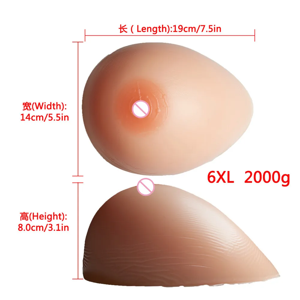 Silicone Breast Prosthesis E Cup Breast Forms 2000g/Pair Crossdress Breast Boobs Form Drag Queen Shemale Artificial Breast
Silicone Breast Prosthesis E Cup Breast Forms 2000g/Pair Crossdress Breast Boobs Form Drag Queen Shemale Artificial Breast