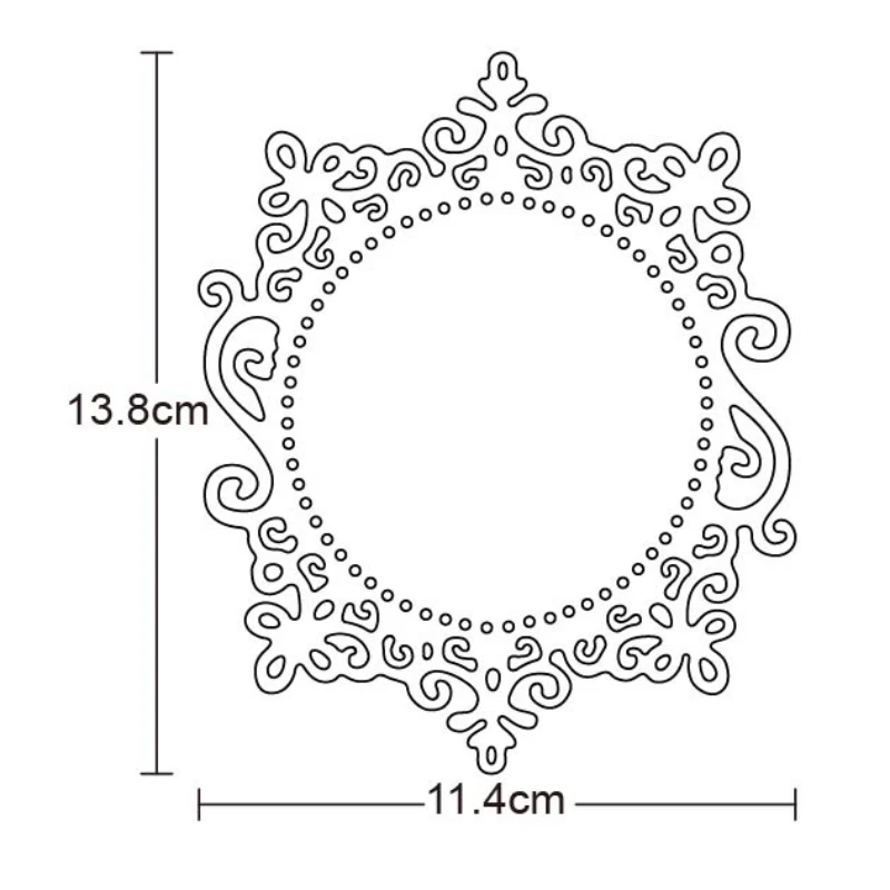 Circle leaver vine metal cutting dies cut die mold lace oval frame Scrapbook paper craft knife mould blade punch stencils die
Circle leaver vine metal cutting dies cut die mold lace oval frame Scrapbook paper craft knife mould blade punch stencils die