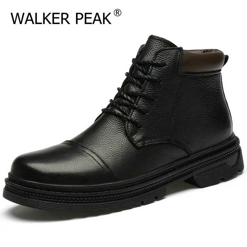 Ботинки мужские из натуральной кожи, Осень-зима
Ботинки мужские из натуральной кожи, Осень-зима