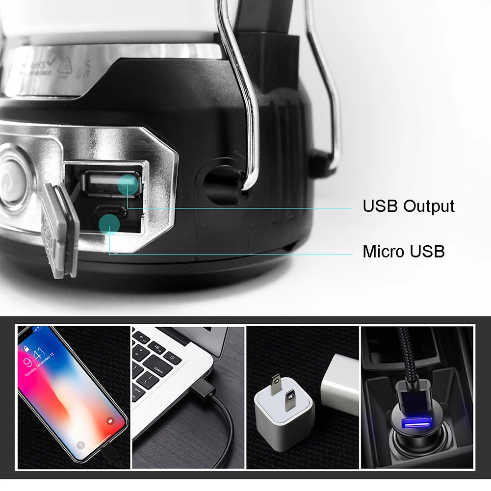 Multifunctional 3 Mode USB Charging Light Outdoor Tent Lamps Camping Supplies Handheld Spotlight Lantern Flashlight
Multifunctional 3 Mode USB Charging Light Outdoor Tent Lamps Camping Supplies Handheld Spotlight Lantern Flashlight