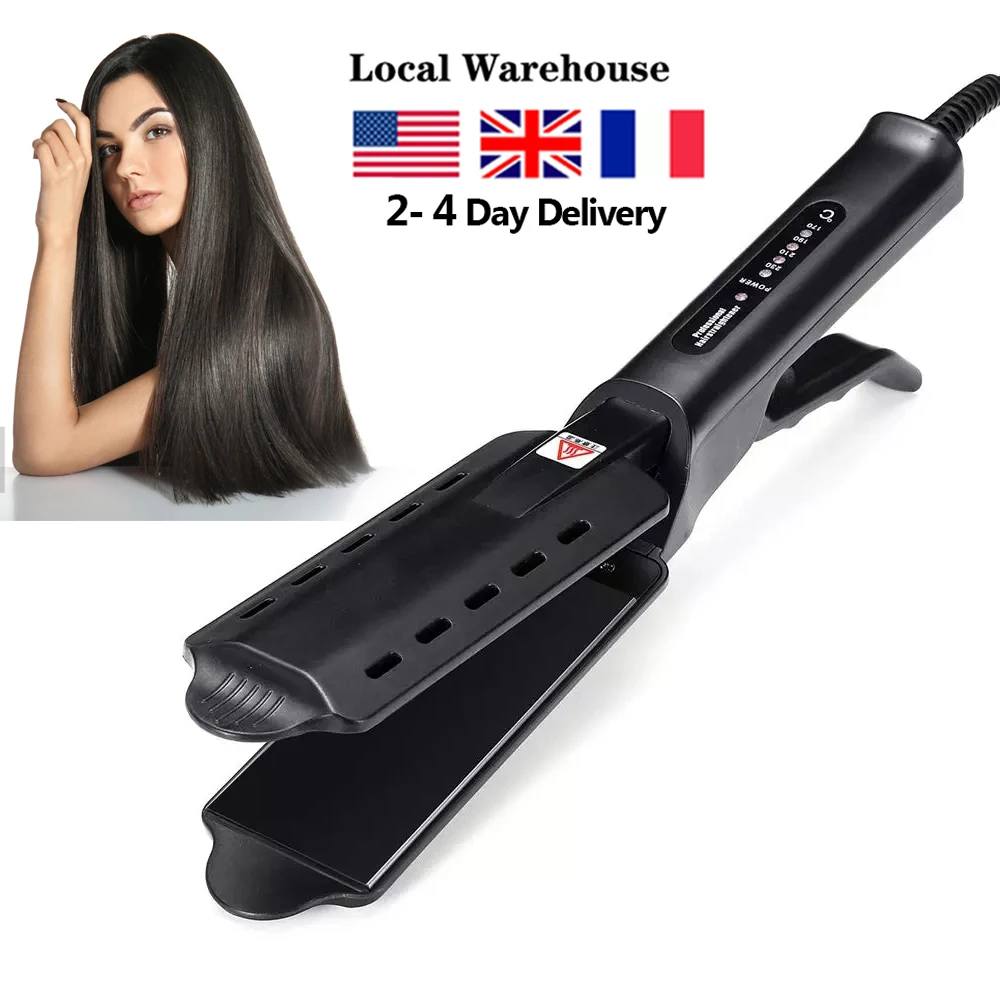 Hair Straightener Four-Gear Temperature Adjustment Ceramic Tourmaline Flat Iron Women Hair Straightener Widen Panel Hair Curler
Hair Straightener Four-Gear Temperature Adjustment Ceramic Tourmaline Flat Iron Women Hair Straightener Widen Panel Hair Curler