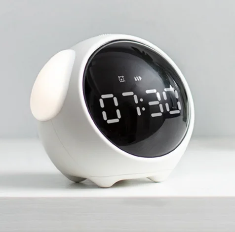2021 New Cute Expression Alarm Clock Multifunctional Bedside Voice Control Night Light Snooze Chargeable Child Alarm Clock 
2021 New Cute Expression Alarm Clock Multifunctional Bedside Voice Control Night Light Snooze Chargeable Child Alarm Clock