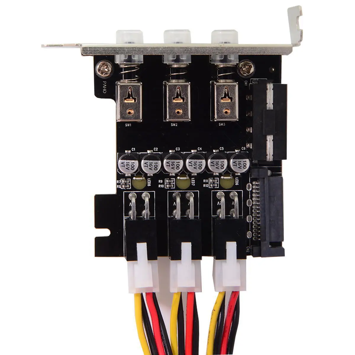 3 Hard Disk Control System Intelligent Control Management System HDD SSD Power Switch with Low Profile Bracket
3 Hard Disk Control System Intelligent Control Management System HDD SSD Power Switch with Low Profile Bracket