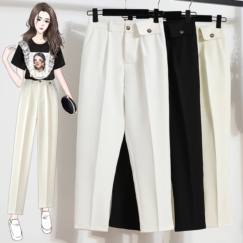 2021 S-5XL New Summer Women Pants Plus Size Female Loose Womens Trousers Oversize Maxi High Waist Women's Harem Pencil Pants
2021 S-5XL New Summer Women Pants Plus Size Female Loose Womens Trousers Oversize Maxi High Waist Women's Harem Pencil Pants