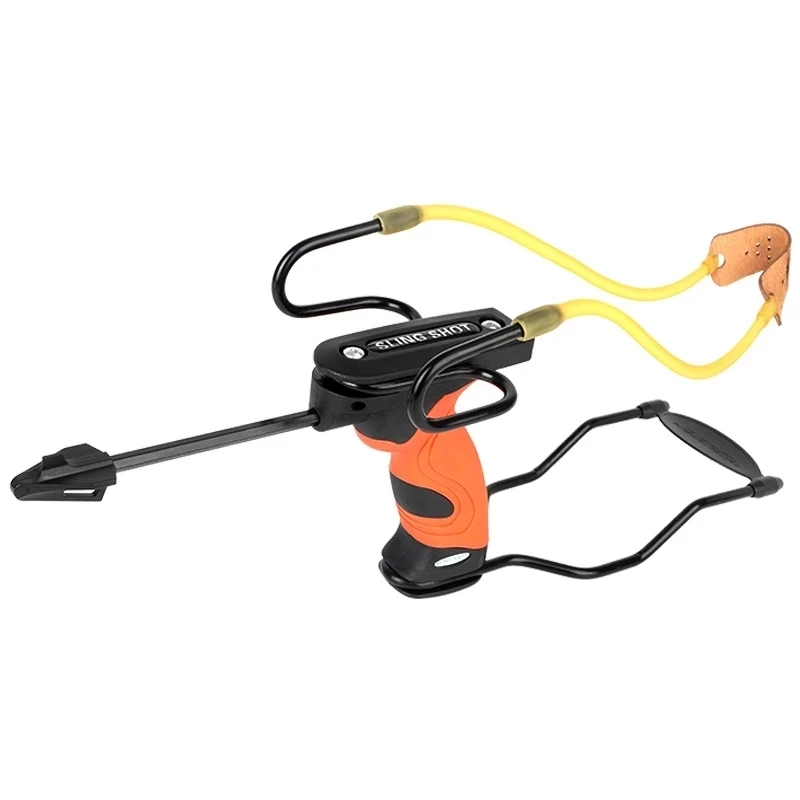 High Speed Slingshot Powerful Shooting Hunting Bow Sling Shot Outdoor Portable Catapult Tool With Aim Sight Rubber Band
High Speed Slingshot Powerful Shooting Hunting Bow Sling Shot Outdoor Portable Catapult Tool With Aim Sight Rubber Band