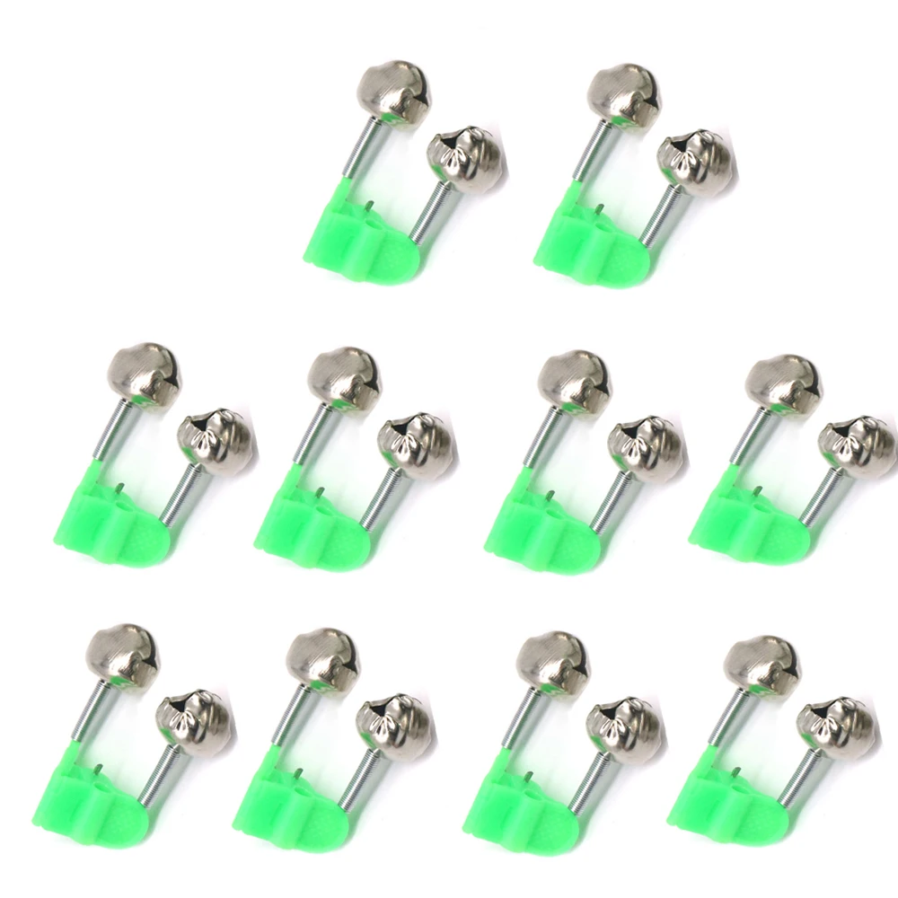 10Pcs Rod Tip Clamp Fishing Pole Fish Bite Lure Alarm Alert Twin Bell Ring Clip Fishing Bell
10Pcs Rod Tip Clamp Fishing Pole Fish Bite Lure Alarm Alert Twin Bell Ring Clip Fishing Bell