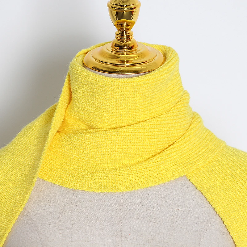 VGH Casual Knitted Scarves For Women Solid Sleeve Bib Shawl Cape Elasticity Women Scarf Fashion Accessories 2021 Spring Tide
VGH Casual Knitted Scarves For Women Solid Sleeve Bib Shawl Cape Elasticity Women Scarf Fashion Accessories 2021 Spring Tide