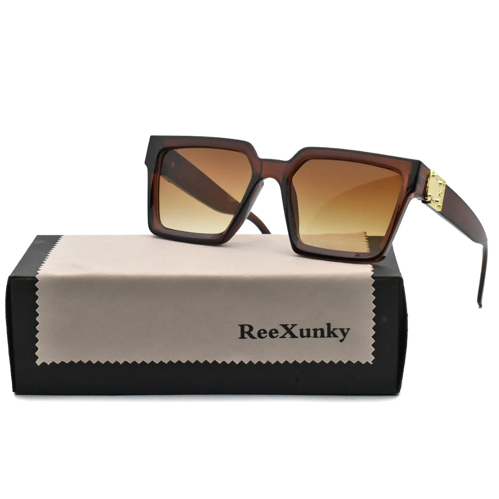 Trending 2020 Square Sunglasses Women Retro Vintage Sun Glasses For Men Luxury Brand Eyewear oculos de sol feminino Big Shades
Trending 2020 Square Sunglasses Women Retro Vintage Sun Glasses For Men Luxury Brand Eyewear oculos de sol feminino Big Shades