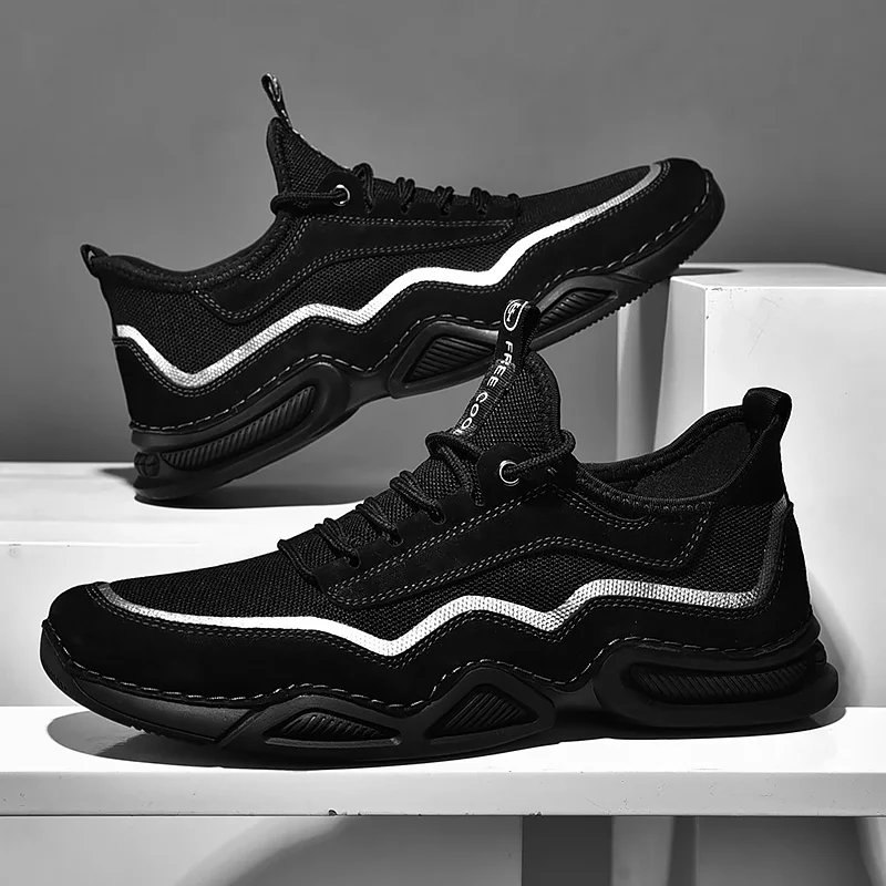 Suede + Mesh Breathable Fashion Sneakers Men's Casual Shoes Cool Summer Footwear Man Large Size Good Quality
Suede + Mesh Breathable Fashion Sneakers Men's Casual Shoes Cool Summer Footwear Man Large Size Good Quality