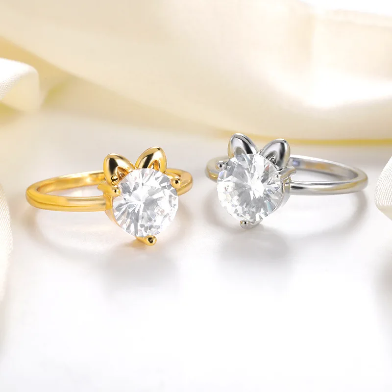 New Fashion Rings for Women Jewelry 2021 Korean Accessories Cat Ring Female Micro-inlaid Zircon Ring Classic
New Fashion Rings for Women Jewelry 2021 Korean Accessories Cat Ring Female Micro-inlaid Zircon Ring Classic