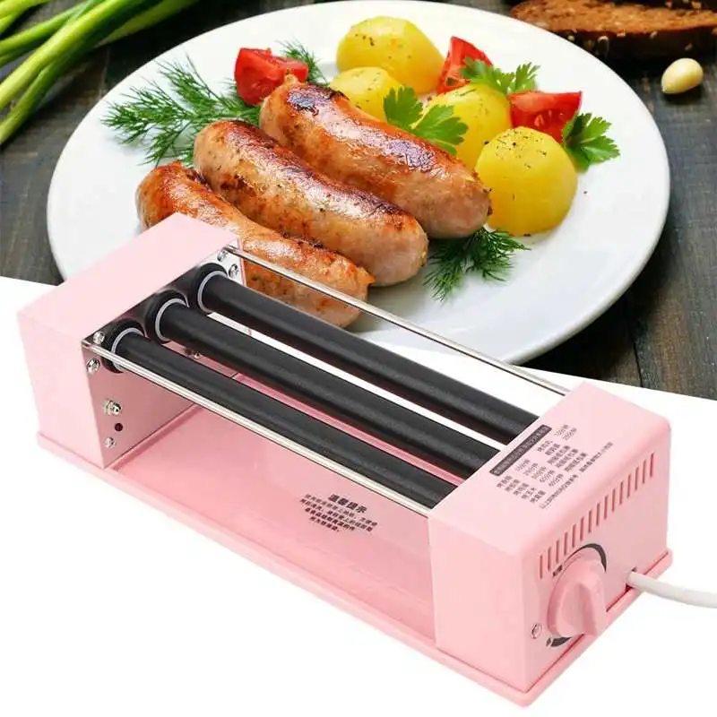 Non-stick 2/3 Rods Hot Dog Grill Roller Home Electric Sausage Maker Warmer Commercial Roast Machine Home Kitchen Cookin 220V150W
Non-stick 2/3 Rods Hot Dog Grill Roller Home Electric Sausage Maker Warmer Commercial Roast Machine Home Kitchen Cookin 220V150W