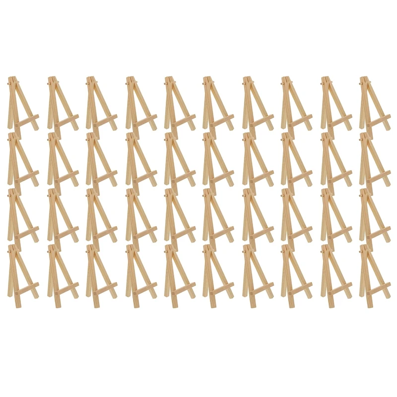Mini Wood Display Easel, 40Pcs, Perfect for Displaying Small Canvases, Business Cards, Photos 
Mini Wood Display Easel, 40Pcs, Perfect for Displaying Small Canvases, Business Cards, Photos