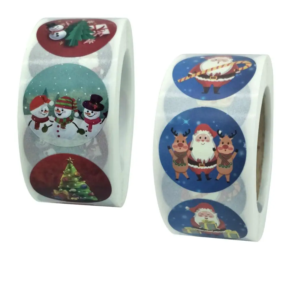 500pcs Cartoon Christmas Stickers Decorative Festival Label Sticker Father Santas Snowman Gift Box Bag Seal Label Tag Decoration 
500pcs Cartoon Christmas Stickers Decorative Festival Label Sticker Father Santas Snowman Gift Box Bag Seal Label Tag Decoration