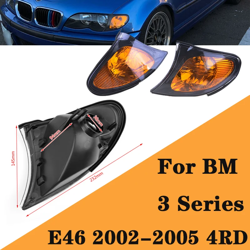 Lamp Housing Turn Signal Corner Light Clear Len No bullb For BMW 3 Series E46 2002 2003 2004 2005 Sedan Facelift Car Accessories
Lamp Housing Turn Signal Corner Light Clear Len No bullb For BMW 3 Series E46 2002 2003 2004 2005 Sedan Facelift Car Accessories