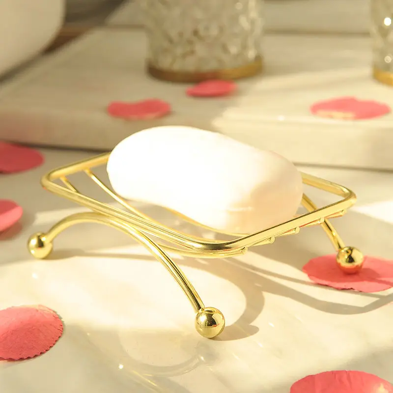 European Household Gold Stainless Steel Soap Shelf Bathroom Recliner Drain Soap Box 12.5*9*4cm Toilet Free Punch Soap Holder
European Household Gold Stainless Steel Soap Shelf Bathroom Recliner Drain Soap Box 12.5*9*4cm Toilet Free Punch Soap Holder