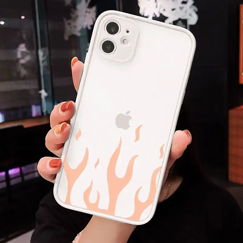 Flame fire pattern Phone Cases matte transparent For iphone 7 8 11 12 plus mini x xs xr pro max cover
Flame fire pattern Phone Cases matte transparent For iphone 7 8 11 12 plus mini x xs xr pro max cover