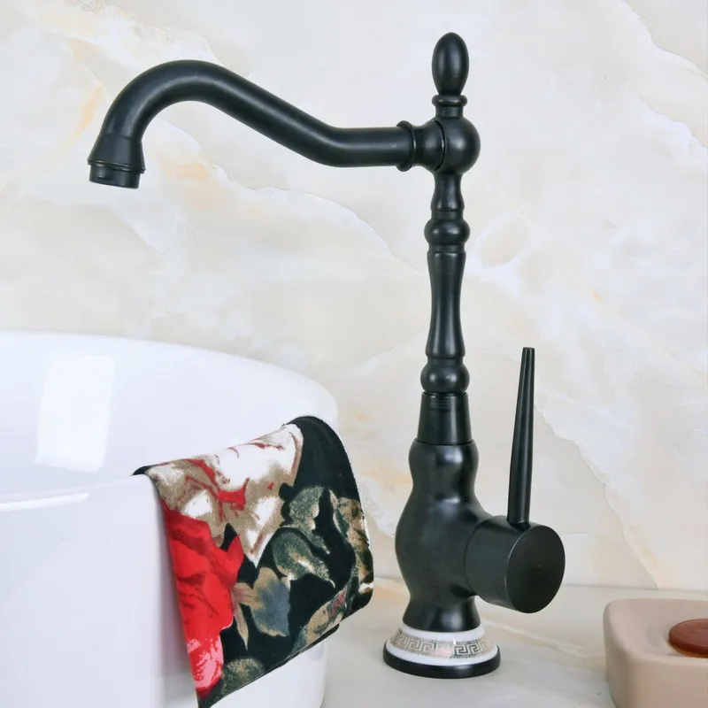 Black Oil Rubbed Bronze Kitchen Wet Bar Bathroom Vessel Sink Faucet Mixer Tap Single Hole Swivel Spout Ceramic Base mnf663
Black Oil Rubbed Bronze Kitchen Wet Bar Bathroom Vessel Sink Faucet Mixer Tap Single Hole Swivel Spout Ceramic Base mnf663