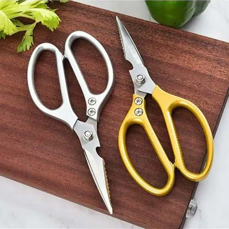 Kitchen Scissors Duck Knives Culinary Powerful Chicken Bone Fish Meat Cutter Shears Stainless SK5 Scale Slicer Cooking Poultry
Kitchen Scissors Duck Knives Culinary Powerful Chicken Bone Fish Meat Cutter Shears Stainless SK5 Scale Slicer Cooking Poultry