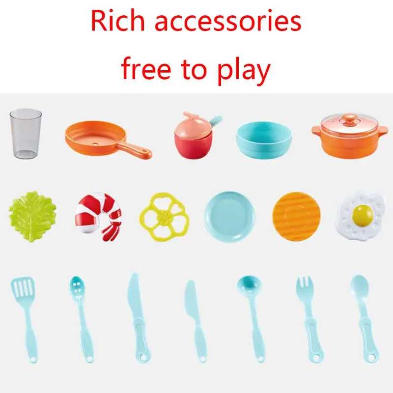 42Pcs/Set Simulation Kitchen Toy Spray Water Dinnerware Children's Toys Cooking Table Set
42Pcs/Set Simulation Kitchen Toy Spray Water Dinnerware Children's Toys Cooking Table Set